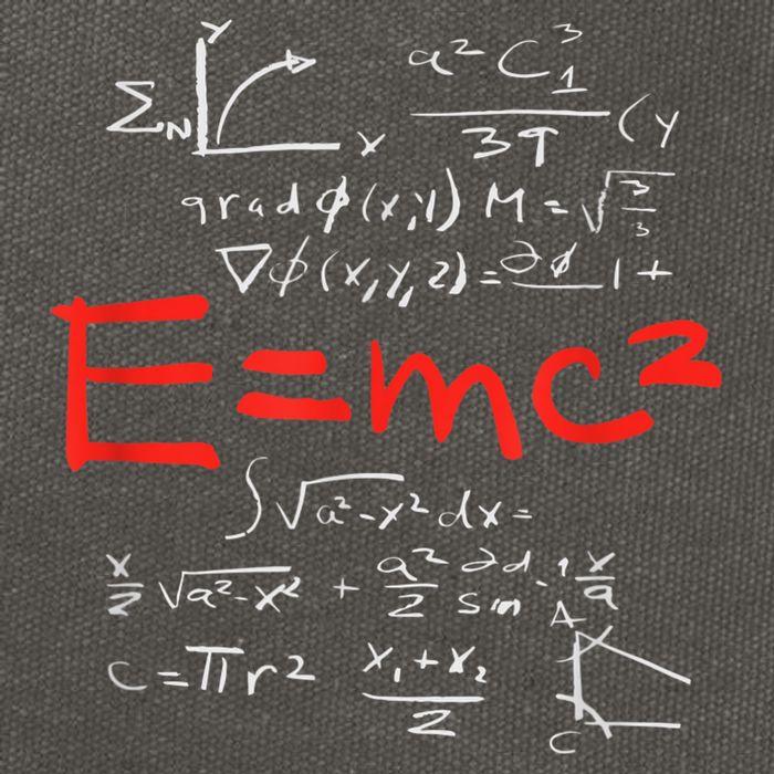 Relativity Theory E = Mc2 Theory Equation Physics Study Cotton Canvas Backpack