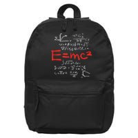 Relativity Theory E = Mc2 Theory Equation Physics Study 16 in Basic Backpack