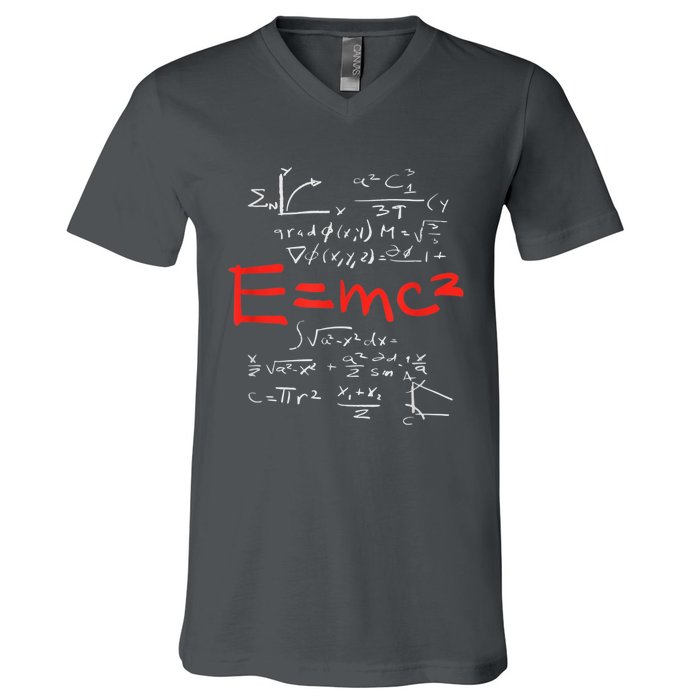 Relativity Theory E = Mc2 Theory Equation Physics Study V-Neck T-Shirt