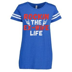 Rockin The Ex Wife Life Divorce Ex Wife Enza Ladies Jersey Football T-Shirt