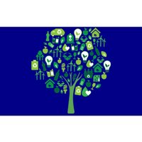 Recycle Tree Environt And Earth Day Ecology Green Energy Gift Bumper Sticker