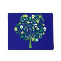 Recycle Tree Environt And Earth Day Ecology Green Energy Gift Mousepad