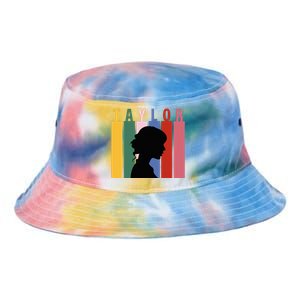 Retro Taylor First Name Personalized Groovy Birthday Girl Tie Dye Newport Bucket Hat