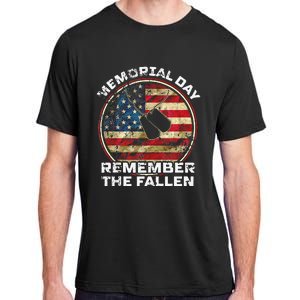 Remember The Fallen Veteran Military Happy Memorial Day Adult ChromaSoft Performance T-Shirt