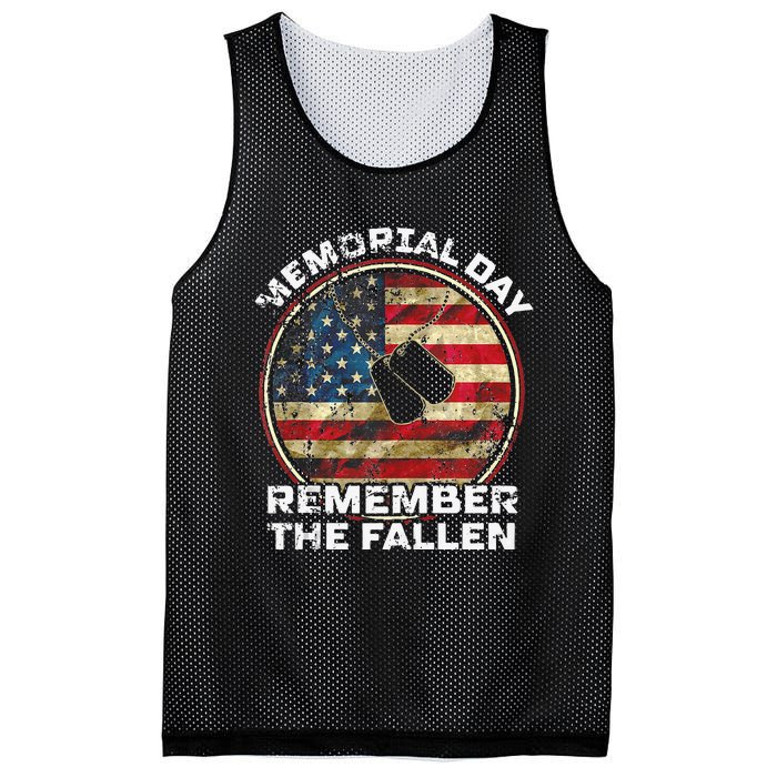 Remember The Fallen Veteran Military Happy Memorial Day Mesh Reversible Basketball Jersey Tank