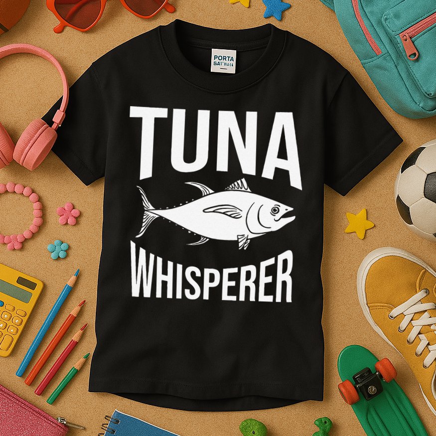 Red Tuna Fishing Bluefin Tuna Fish Kids T-Shirt