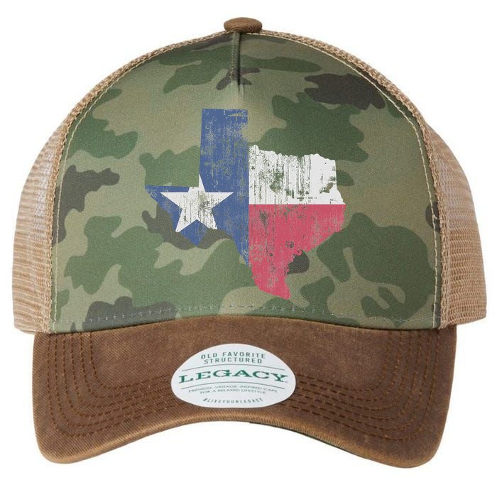 Retro Texas Flag Map Legacy Tie Dye Trucker Hat