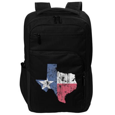 Retro Texas Flag Map Impact Tech Backpack