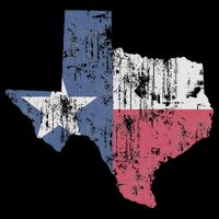 Retro Texas Flag Map Bag