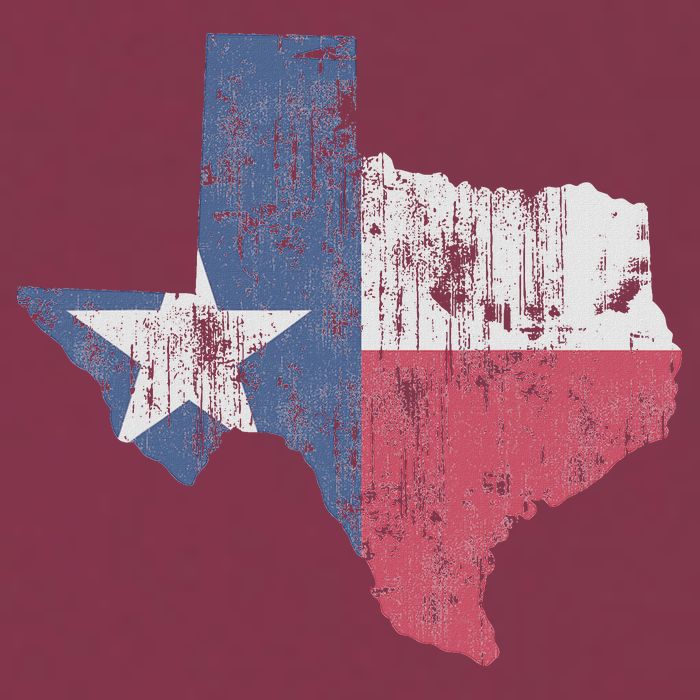 Retro Texas Flag Map 16oz Travel Tumbler