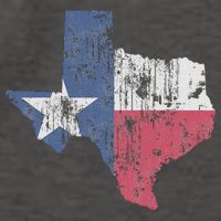 Retro Texas Flag Map Vector Backpack