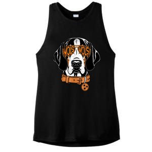 Retro Tennessee First Name Cute Apparel Name Dogs Animal Ladies PosiCharge Tri-Blend Wicking Tank