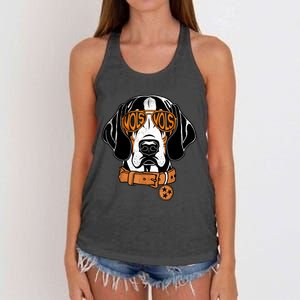 Retro Tennessee First Name Cute Apparel Name Dogs Animal Women's Knotted Racerback Tank