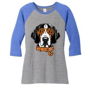 Retro Tennessee First Name Cute Apparel Name Dogs Animal Women's Tri-Blend 3/4-Sleeve Raglan Shirt