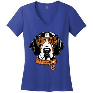 Retro Tennessee First Name Cute Apparel Name Dogs Animal Women's V-Neck T-Shirt