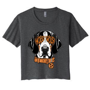 Retro Tennessee First Name Cute Apparel Name Dogs Animal Women's Crop Top Tee