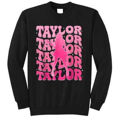 Retro Taylor First Name Personalized 80s Sweatshirt