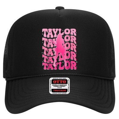 Retro Taylor First Name Personalized 80s Trucker Hat