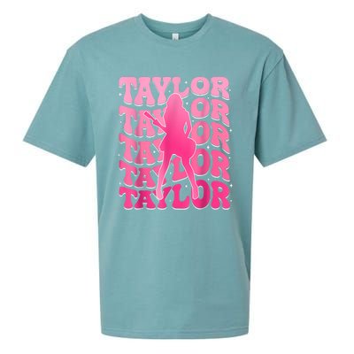 Retro Taylor First Name Personalized 80s Sueded Cloud Jersey T-Shirt