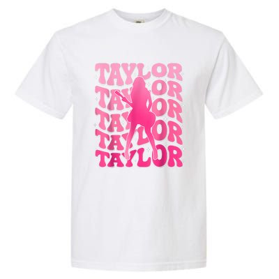 Retro Taylor First Name Personalized 80s Garment-Dyed Heavyweight T-Shirt