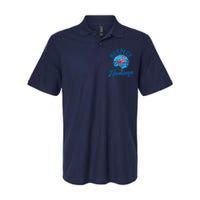 Respect The Flamingo, Funny Animal Softstyle Adult Sport Polo