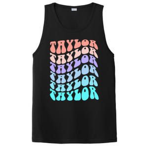 Retro TAYLOR First Name Birthday PosiCharge Competitor Tank