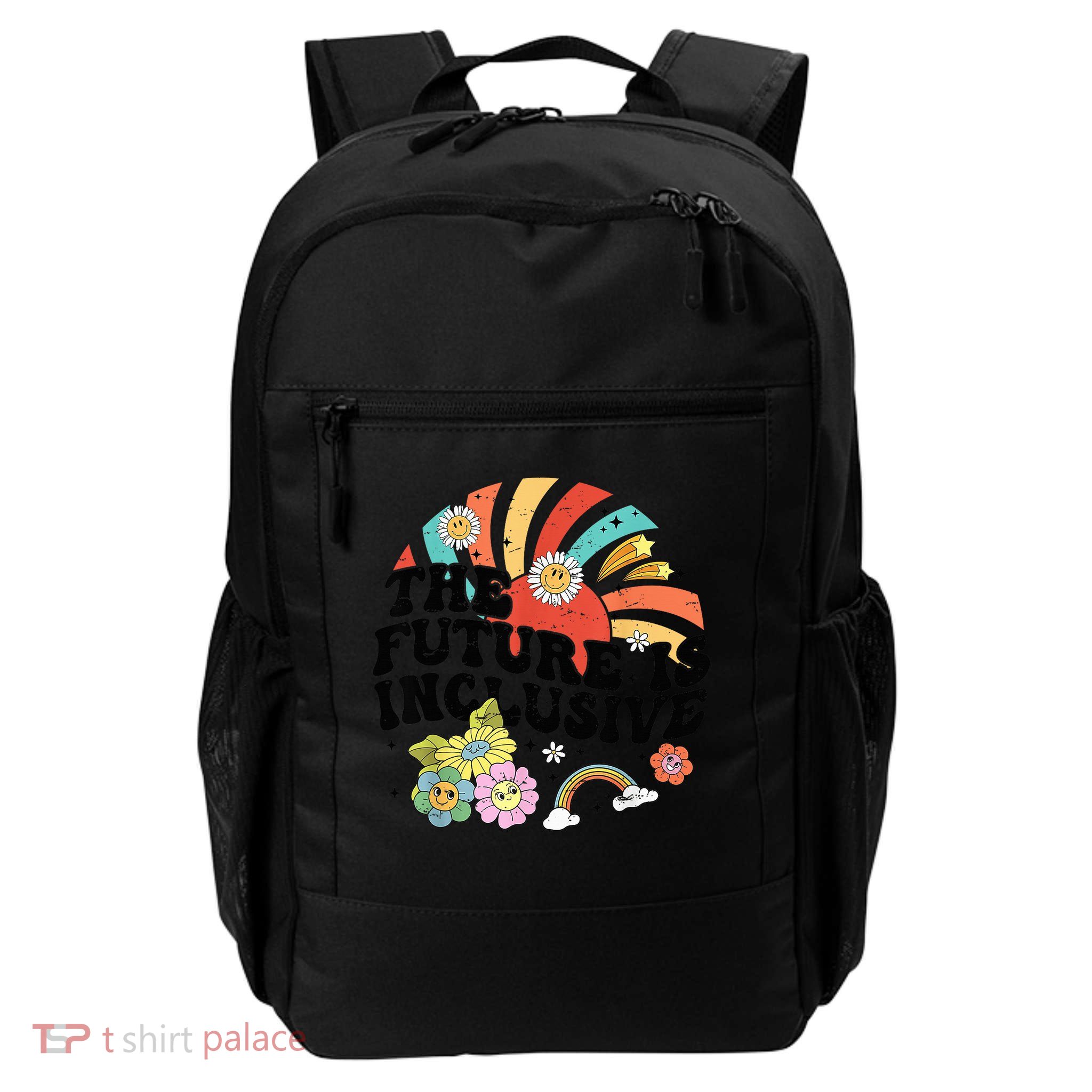 Retro The Future Is Inclusive Autism Special Education Daily Commute Backpack