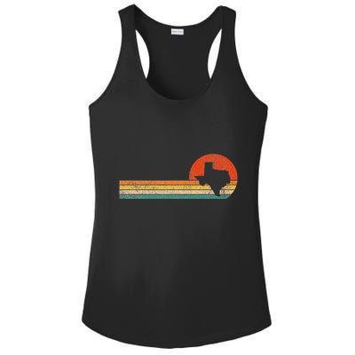 Retro Texas Funny Texas Home Texas Roots Vintage Ladies PosiCharge Competitor Racerback Tank