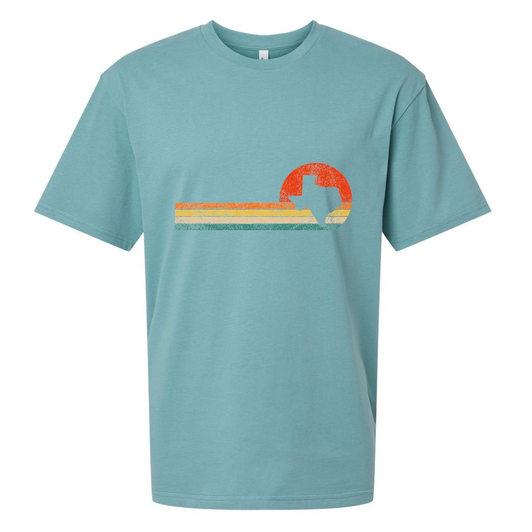 Retro Texas Funny Texas Home Texas Roots Vintage Sueded Cloud Jersey T-Shirt