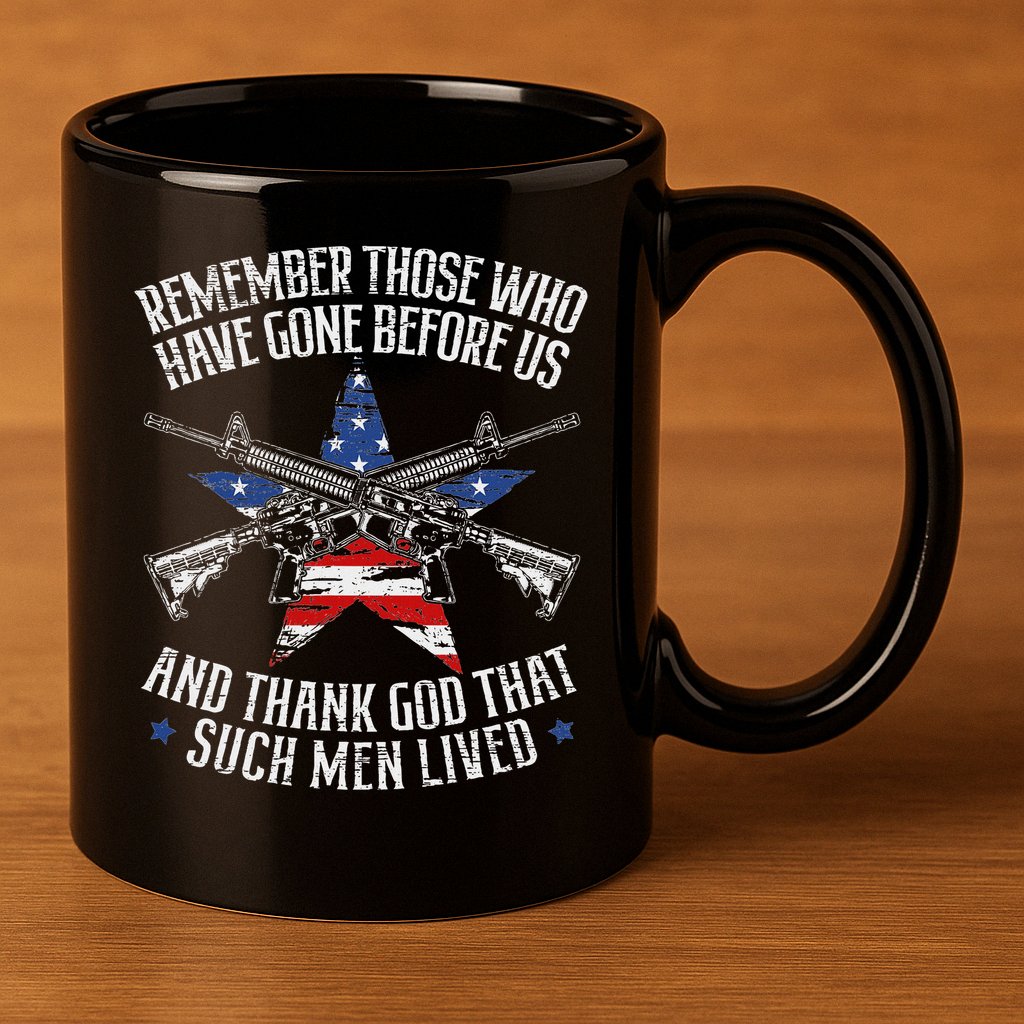 Remember The Fallen Soldiers Usa Flag American Memorial Day 11oz C Handle Ceramic Mug