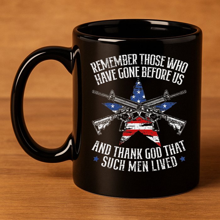 Remember The Fallen Soldiers Usa Flag American Memorial Day 11oz C Handle Ceramic Mug