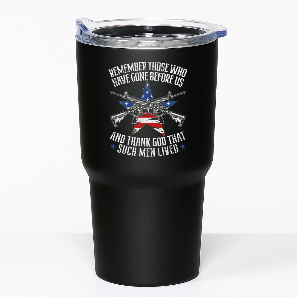 Remember The Fallen Soldiers Usa Flag American Memorial Day Tumbler