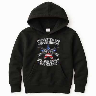 Remember The Fallen Soldiers Usa Flag American Memorial Day Kids Hoodie