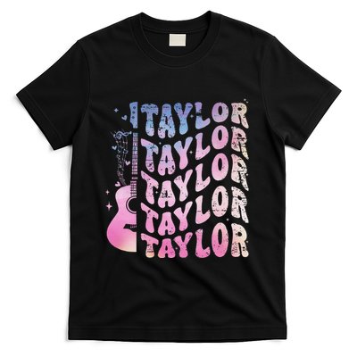 Retro Taylor First Name Retro Taylor Personalized Name T-Shirt