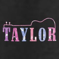 Retro Taylor First Name Personalized Groovy 80S Knit Cap Winter Beanie