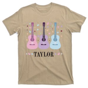 Retro Taylor First Name Personalized Groovy 80s T-Shirt