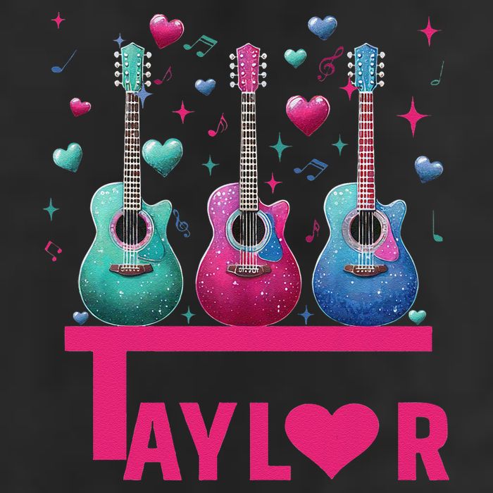 Retro Taylor First Name Personalized Groovy 80S Pin.K Knit Cap Winter Beanie