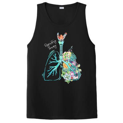 Respiratory Therapy Flower Lung Respiratory Therapist PosiCharge Competitor Tank