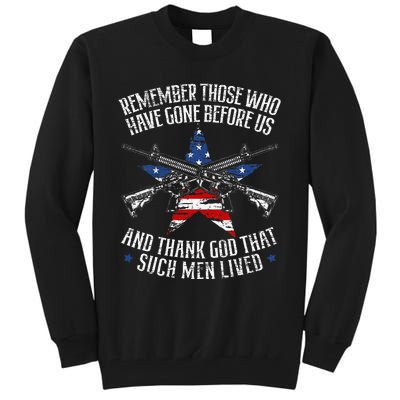 Remember The Fallen Soldiers Usa Flag American Tall Sweatshirt