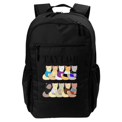 Retro Taylor First Name Personalized Name Groovy Daily Commute Backpack