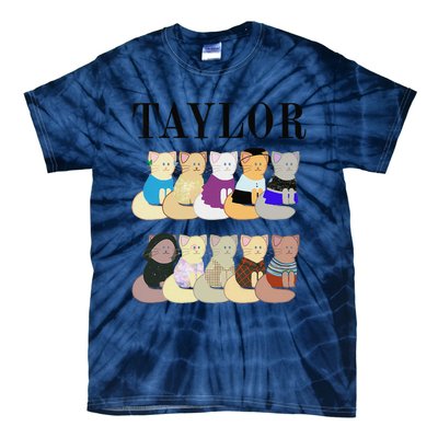 Retro Taylor First Name Personalized Name Groovy Tie-Dye T-Shirt