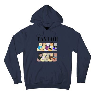 Retro Taylor First Name Personalized Name Groovy Tall Hoodie