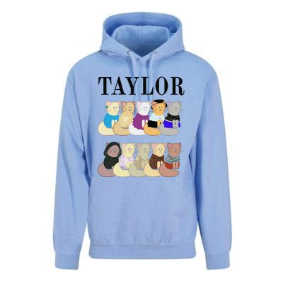 Retro Taylor First Name Personalized Name Groovy Unisex Surf Hoodie