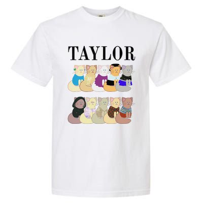 Retro Taylor First Name Personalized Name Groovy Garment-Dyed Heavyweight T-Shirt