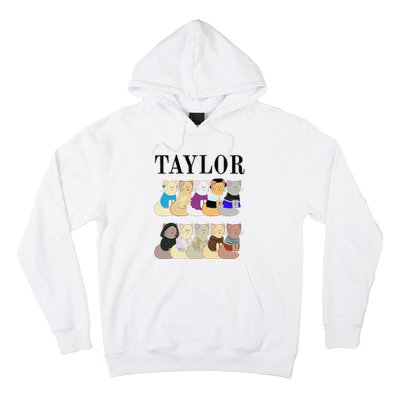 Retro Taylor First Name Personalized Name Groovy Hoodie