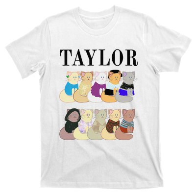 Retro Taylor First Name Personalized Name Groovy T-Shirt