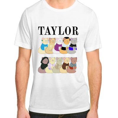 Retro Taylor First Name Personalized Name Groovy Adult ChromaSoft Performance T-Shirt