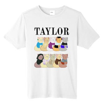 Retro Taylor First Name Personalized Name Groovy Tall Fusion ChromaSoft Performance T-Shirt