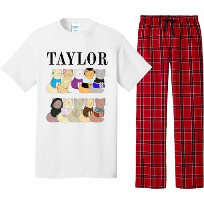 Retro Taylor First Name Personalized Name Groovy Pajama Set