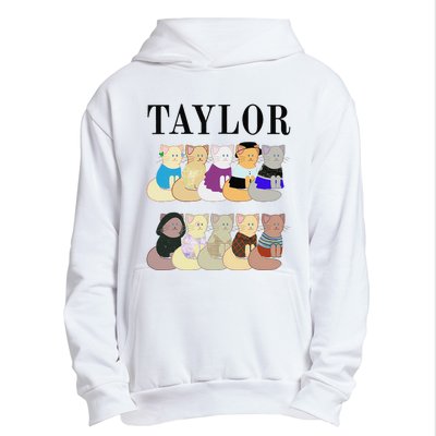 Retro Taylor First Name Personalized Name Groovy Urban Pullover Hoodie